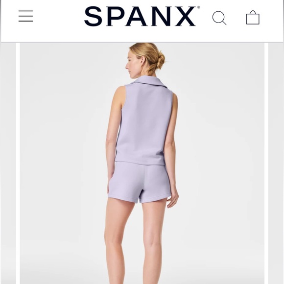 Spanx AirEssentials Polo Tank Purple - Picture 2 of 7